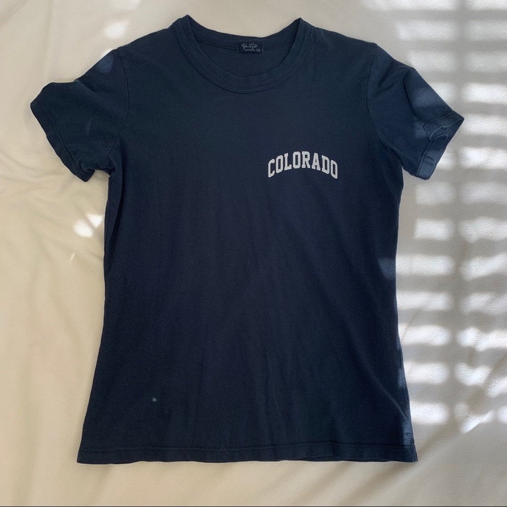 Dark blue John Galt/Brandy Melville Colorado shirt